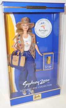 Mattel - Barbie - Sydney 2000 - Olympic Pin Collector - Caucasian - Poupée